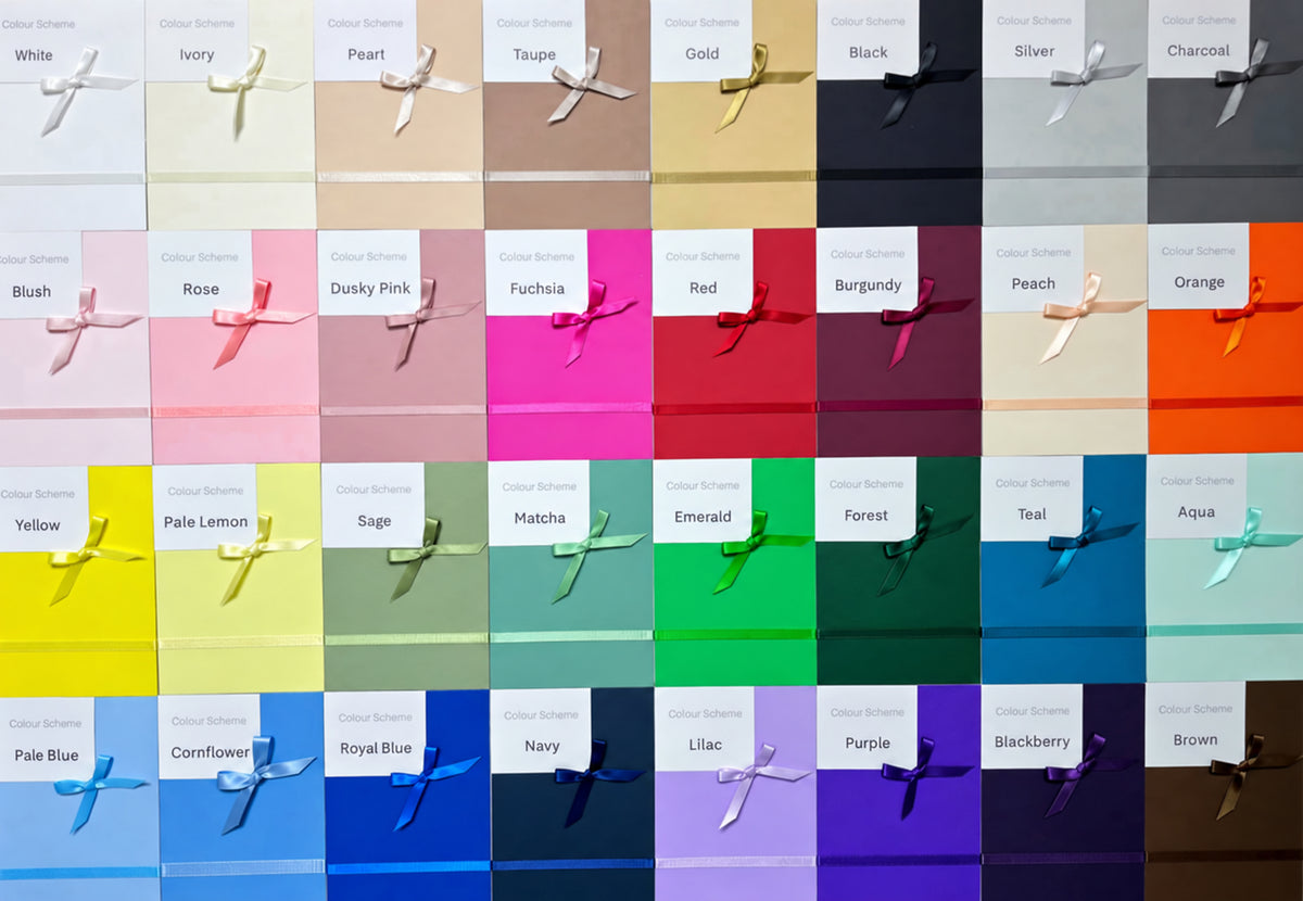 Save the Date with Tying the Knot Ribbon Detail
