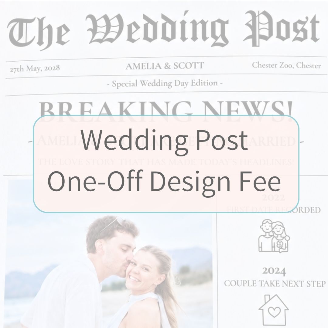 One-Off Wedding Post Design Fee